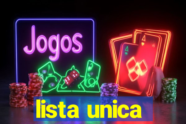 lista unica